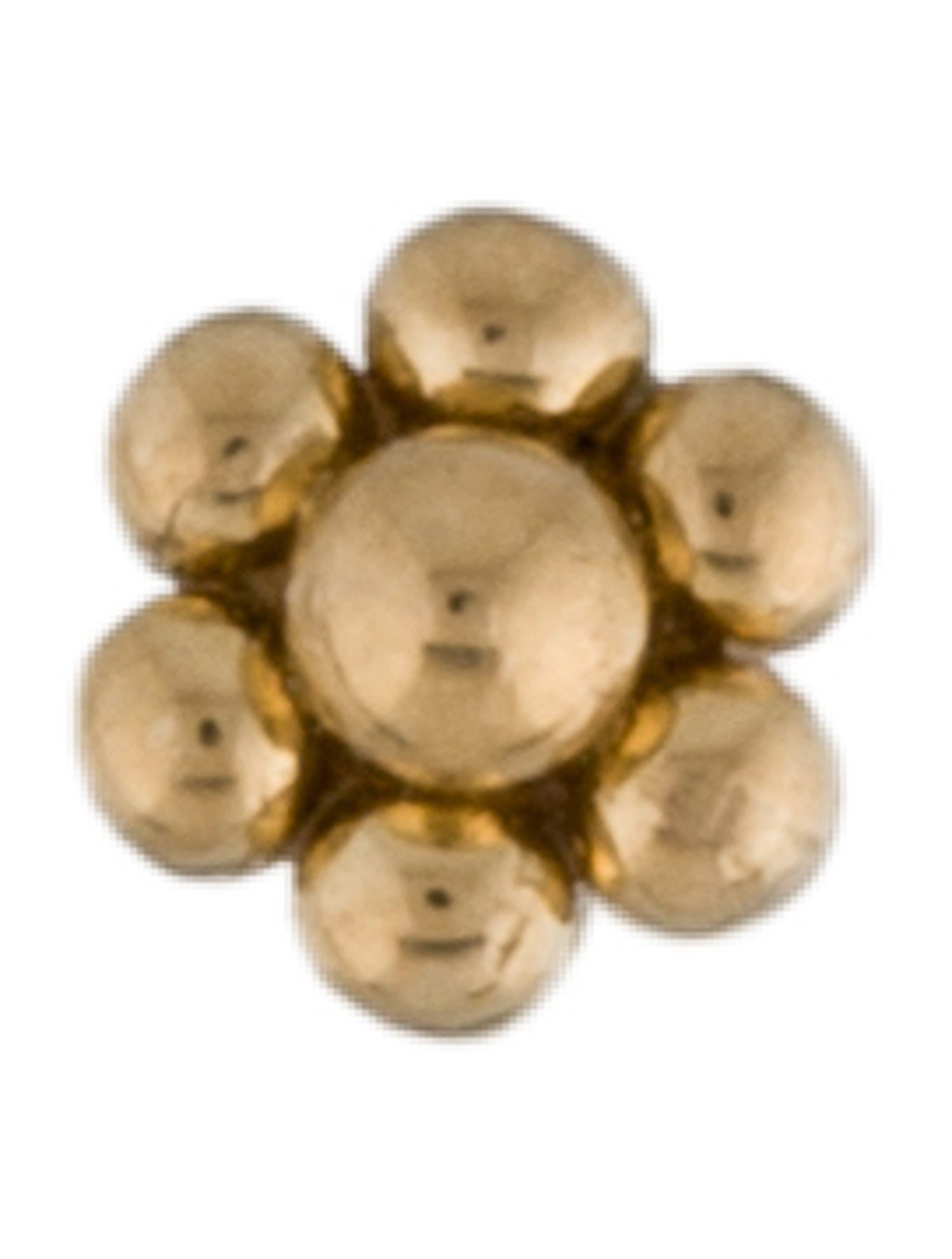 Maria Tash 14K Ball Threaded Stud Earring