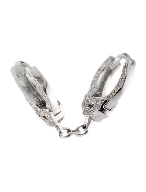 Maria Tash 18K Diamond Double-Sided Handcuff Hoop Single Earring