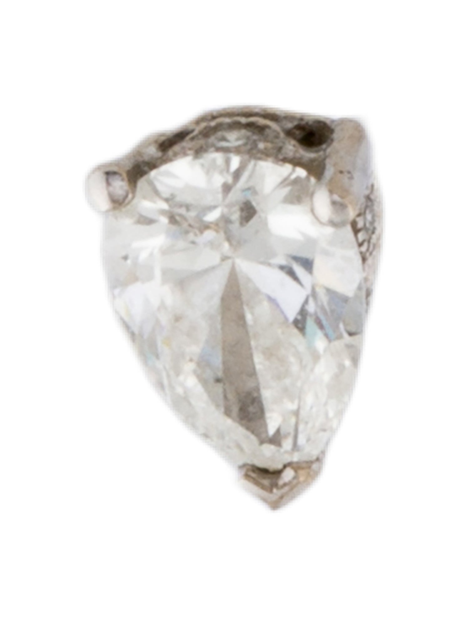 Maria Tash 18K Diamond Single Stud Earring