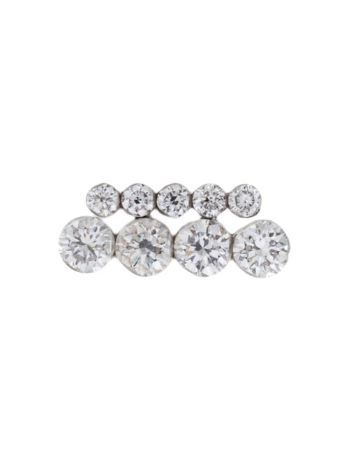 Maria Tash 18K Diamond Apsara Bar Stud Earring