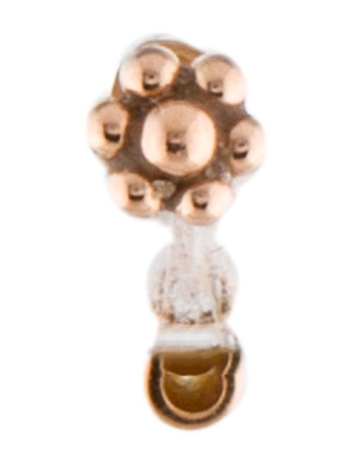 Maria Tash Invisible Set Diamond Dangle Threaded Stud Earring