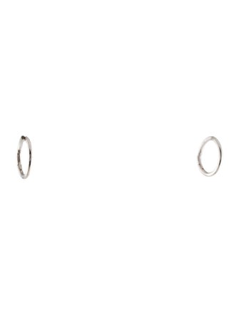 Maria Tash 14K 8mm Huggie Hoop Earrings