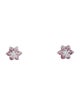 Maria Tash 18K Diamond Flower Stud Earrings