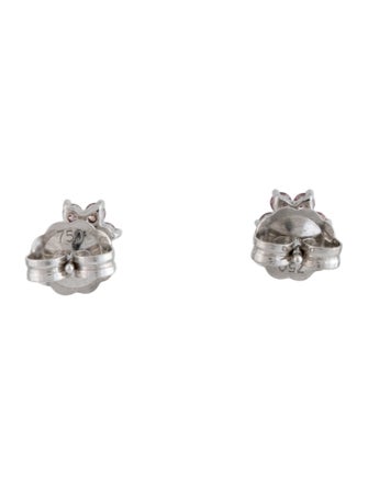 Maria Tash 18K Diamond Flower Stud Earrings