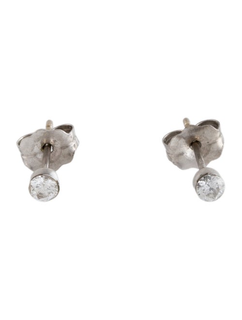 Maria Tash Diamond Invisible Set Stud Earrings