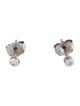 Maria Tash Diamond Invisible Set Stud Earrings