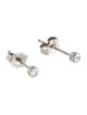 Maria Tash Diamond Invisible Set Stud Earrings