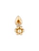 Maria Tash 18K Diamond Threaded Stud Single Earring