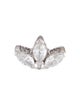 Maria Tash 18K Diamond Lotus Single Earring