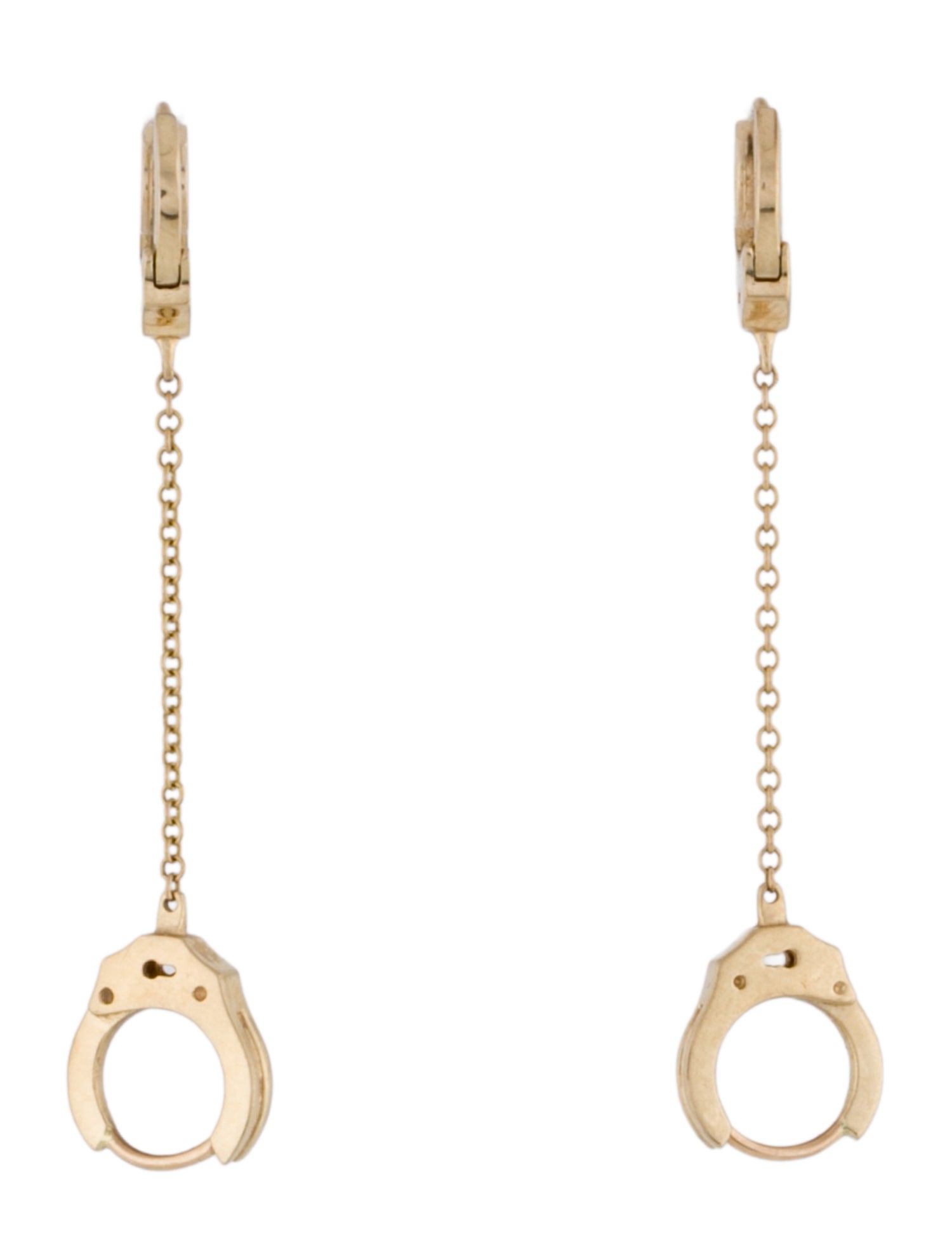 Maria Tash 14K Handcuff Hoop Earrings