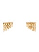 Maria Tash 14K Left & Right Tassel Bar Stud Earrings