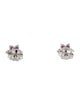 Maria Tash 18K Diamond Flower Stud Earrings