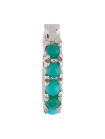 Maria Tash 14K Turquoise Huggie Earring