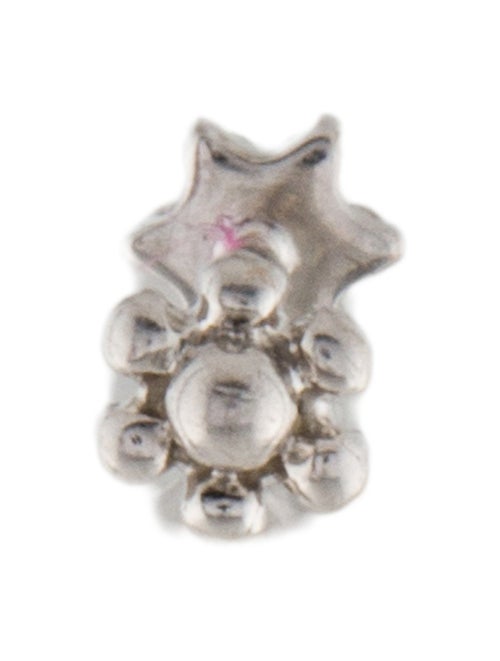 Maria Tash Diamond Flower Single Threaded Stud Earring