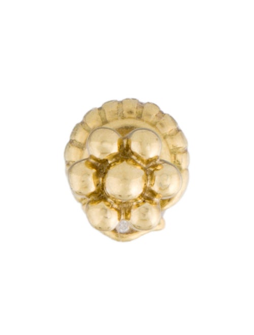 Maria Tash 18K Diamond Ourobros Single Stud Earring