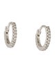 Maria Tash 18K Diamond Eternity Hoop Earrings