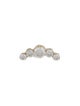 Maria Tash 18K Diamond Curve Single Stud Earring