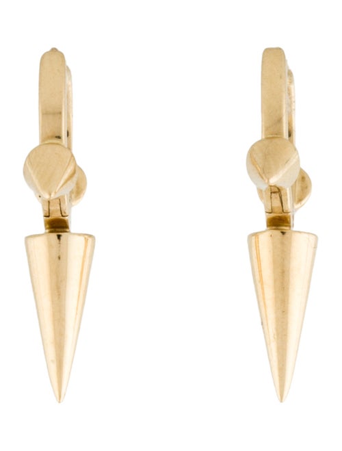Maria Tash 14K Spike Huggie Earrings