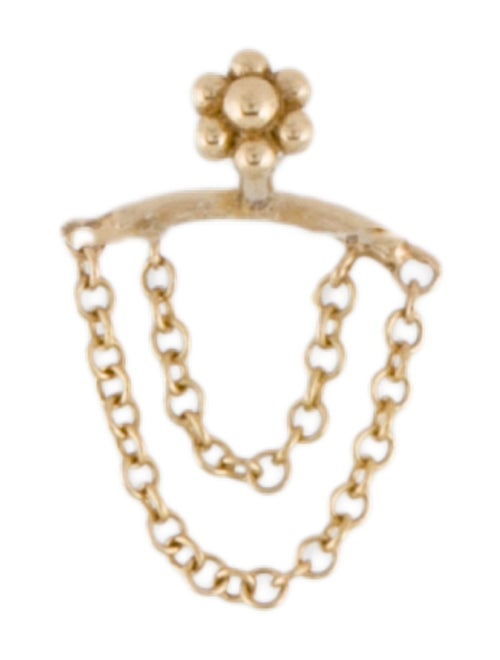 Maria Tash Double Chain Drape Earring