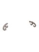 Maria Tash 18K Scroll Design Threaded Stud Earring