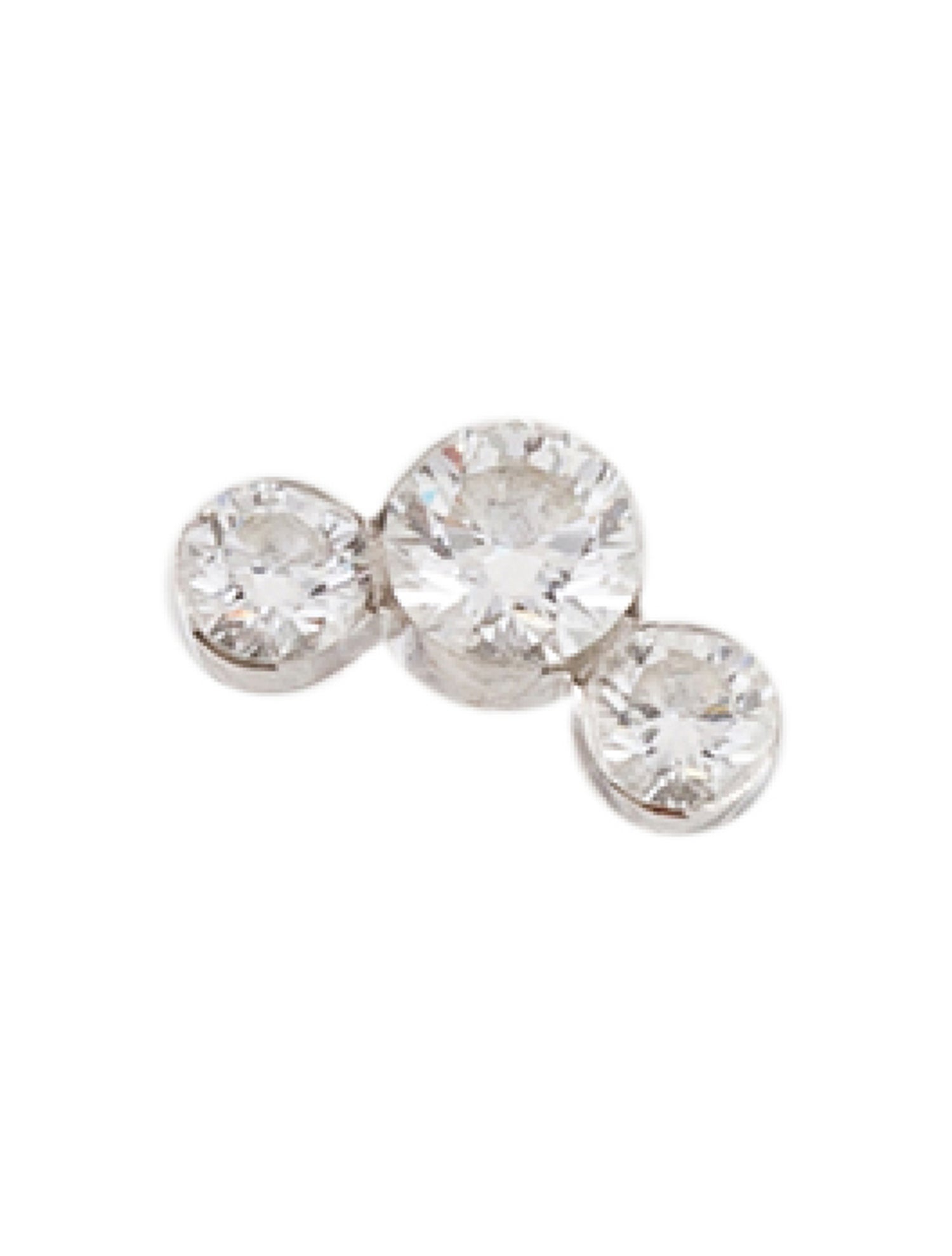 Maria Tash 18K Diamond Single Stud Earring