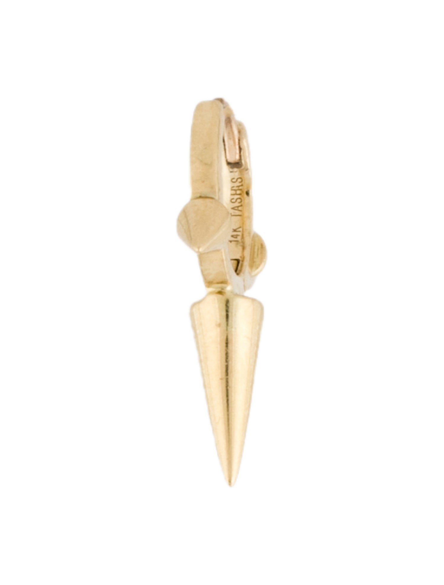 Maria Tash 14K Triple Spike Single Earring