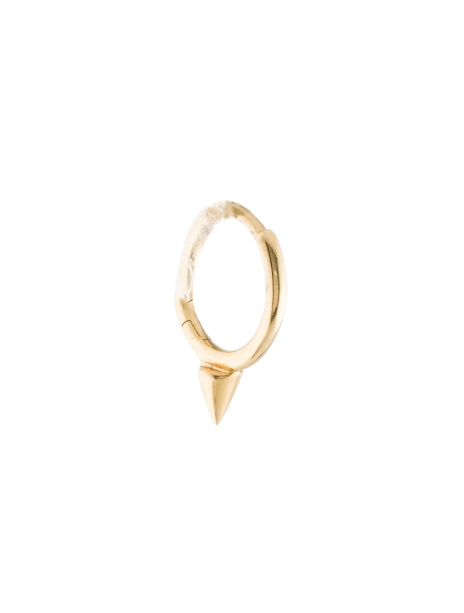Maria Tash 14K Short Spike Single Hoop Earring