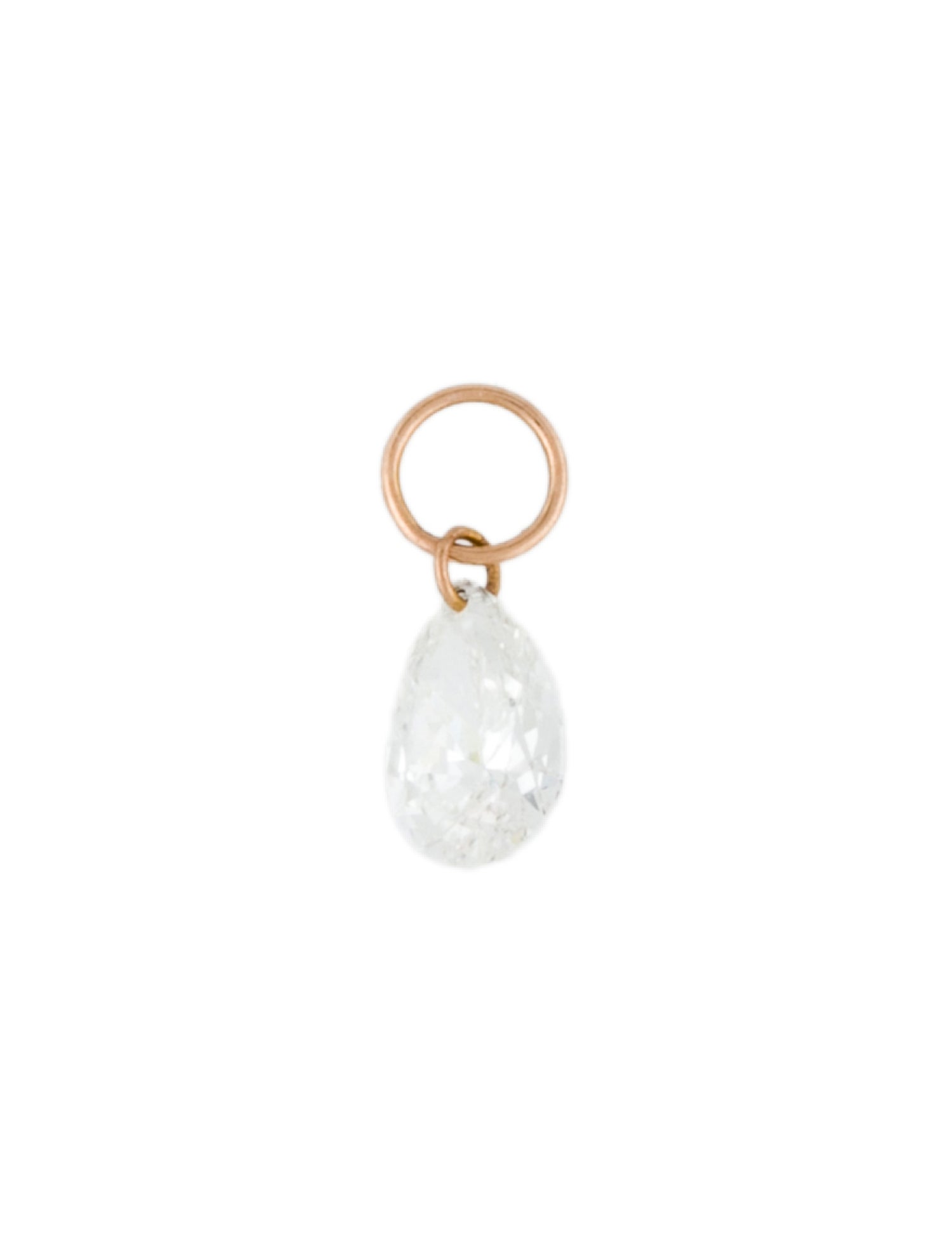 Maria Tash 14K Diamond Pear Floating Charm