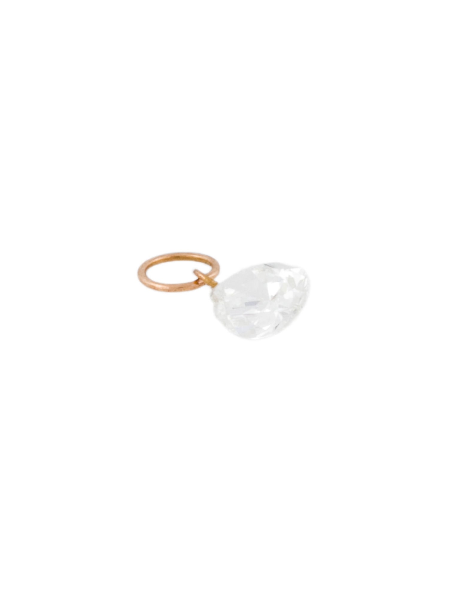 Maria Tash 14K Diamond Pear Floating Charm
