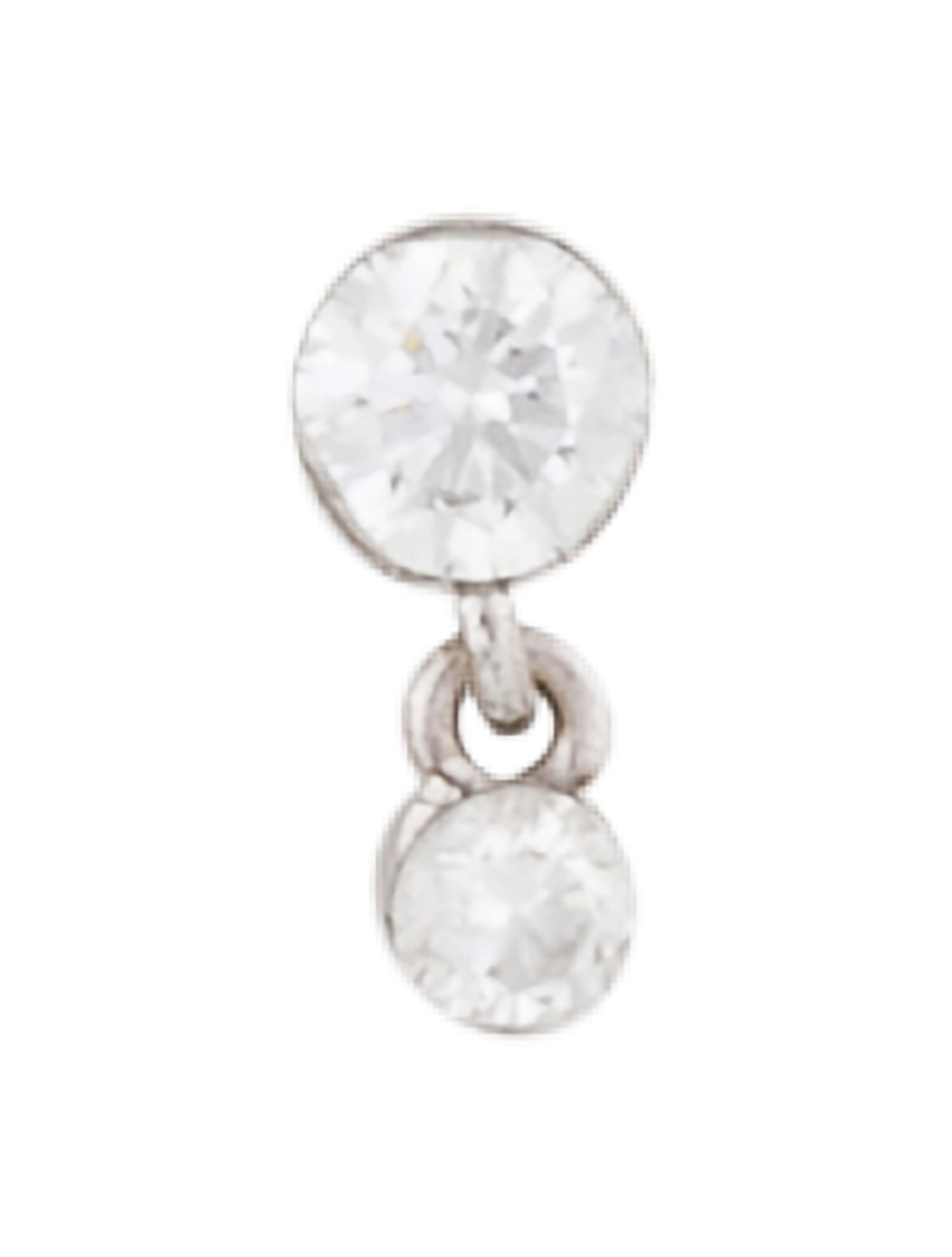 Maria Tash Diamond Dangle Threaded Stud Earring