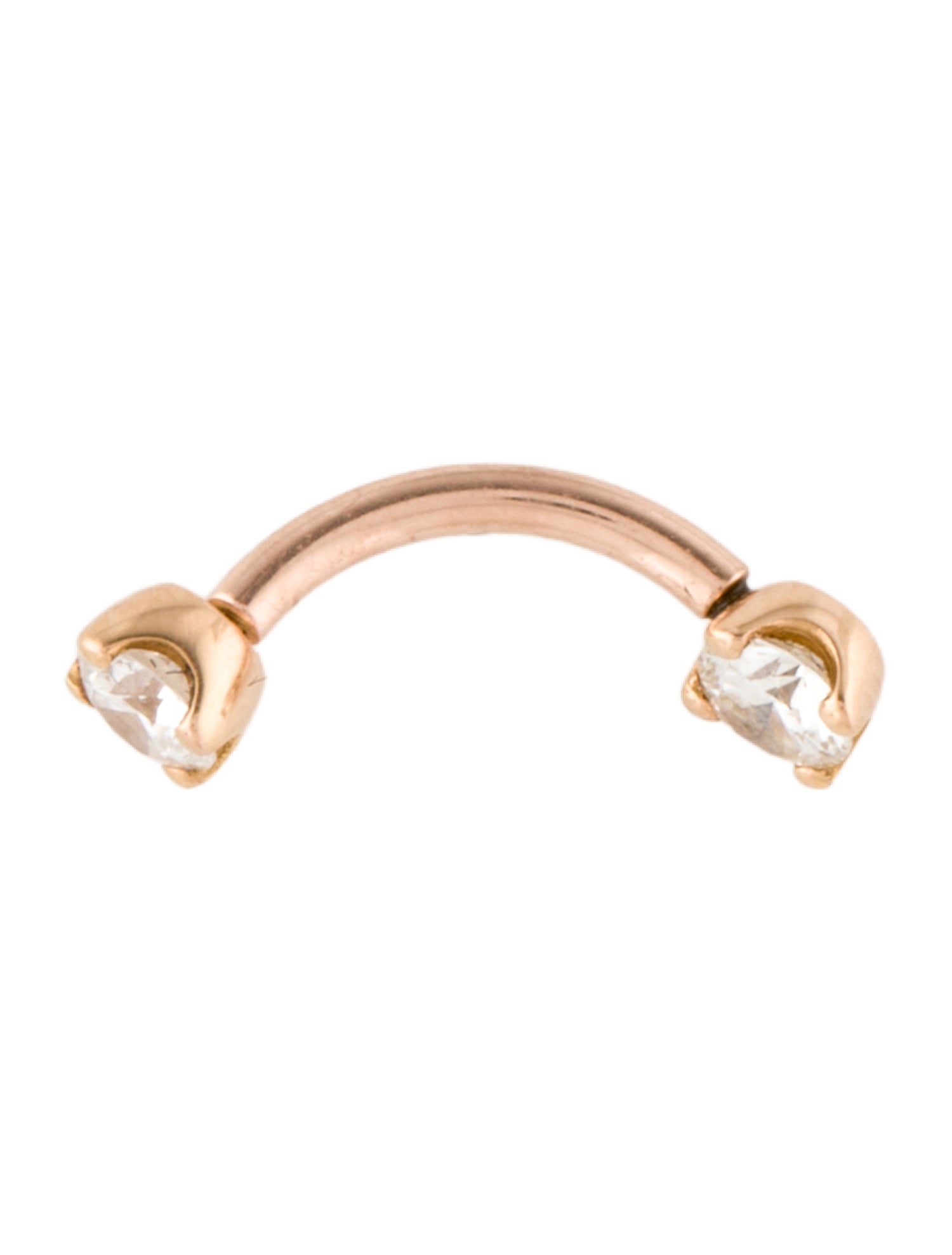 Maria Tash Diamond Rook Barbell