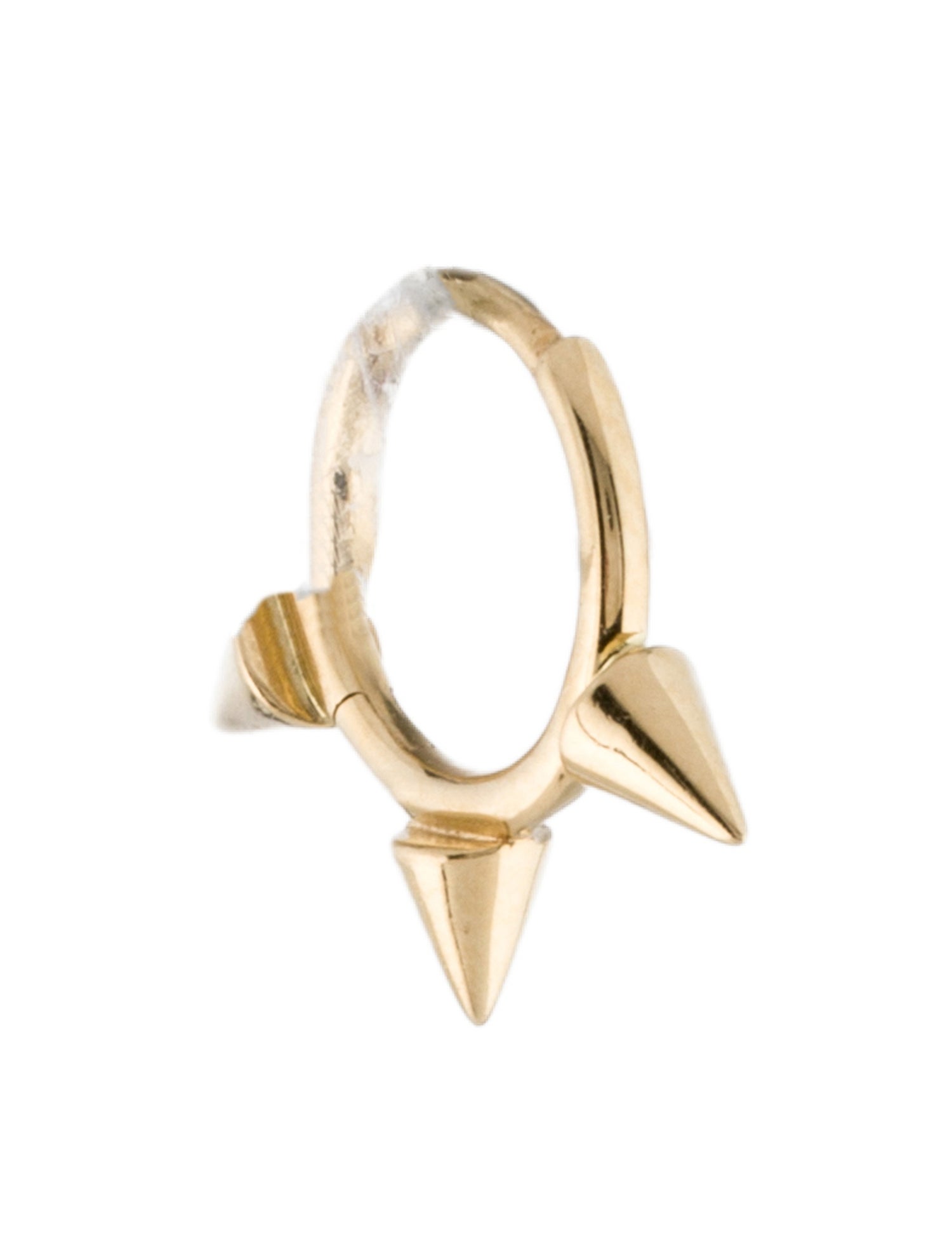 Maria Tash 14K Triple Short Spike Earring