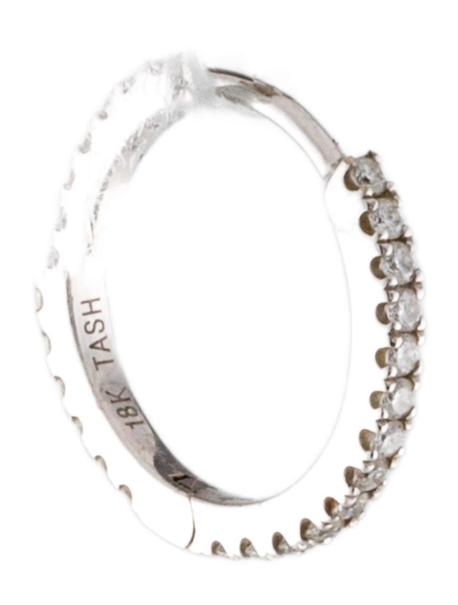 Maria Tash Diamond Eternity Hoop Earring