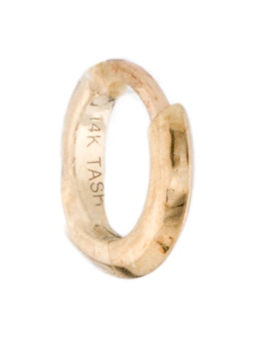 Pre-owned Maria Tash 14k Vertex Single Hoop Earring In Multi