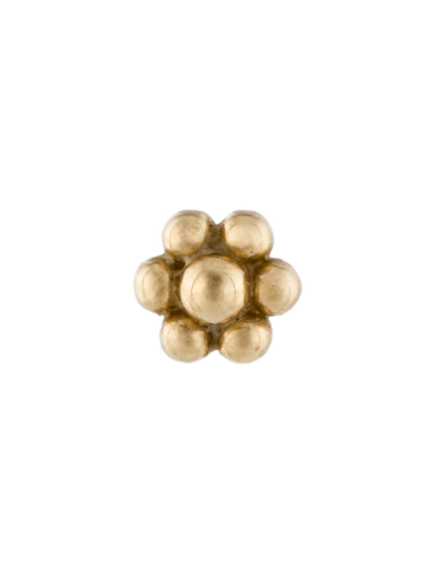Maria Tash 14K Ball Flower Tash Threaded Backing