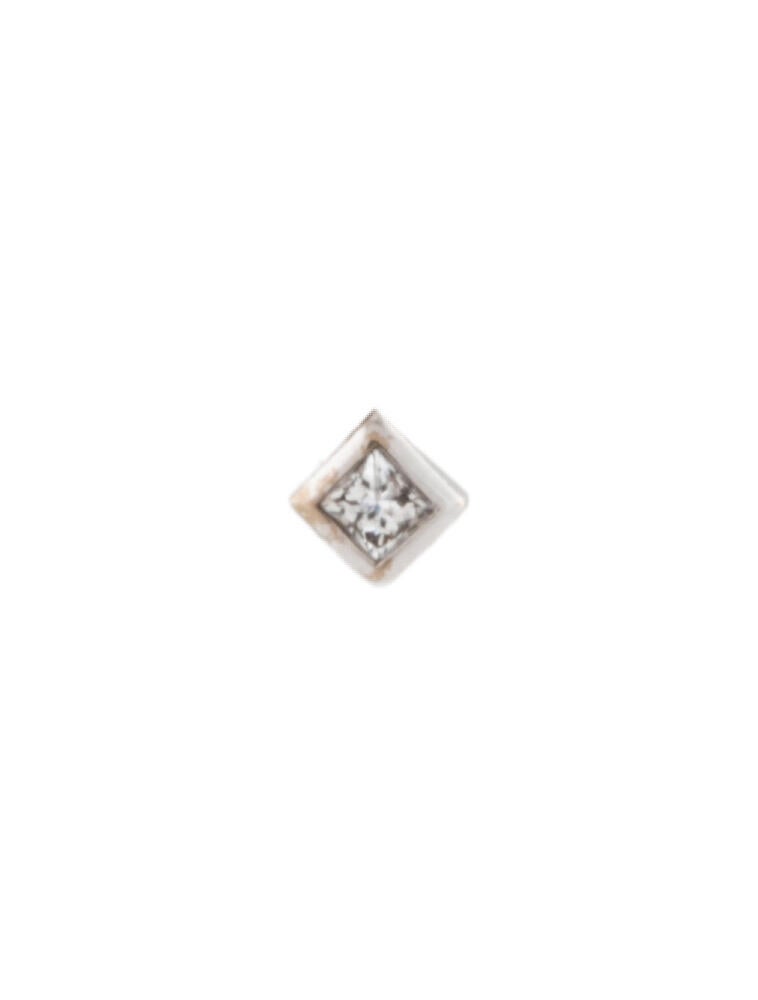 Maria Tash 14K Diamond Single Stud Earring