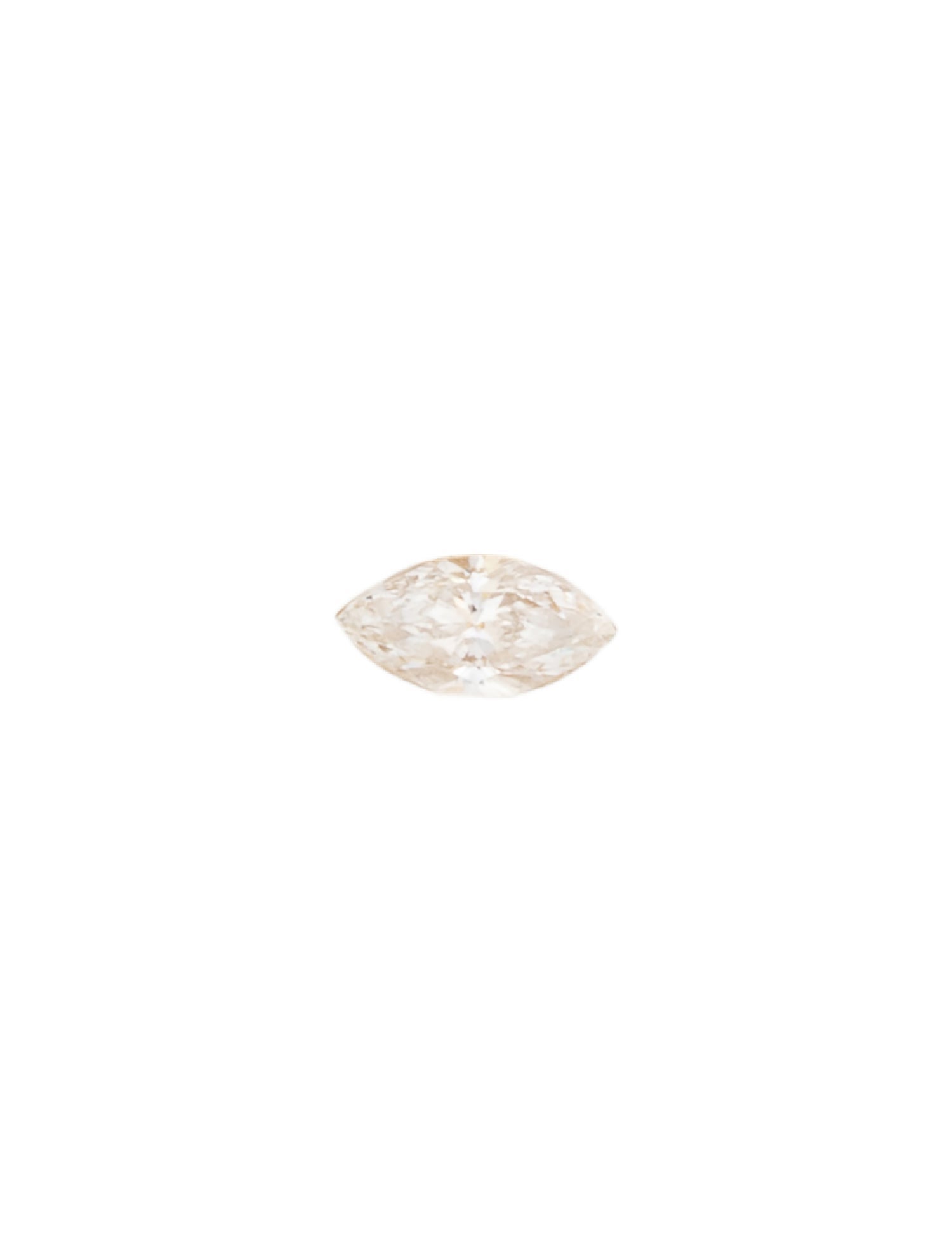 Maria Tash 18K Diamond Threaded Stud Single Earring