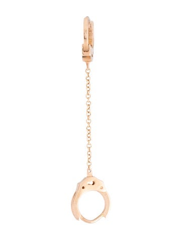 Pre-owned Maria Tash 14k Handcuff Earring In Multicolor