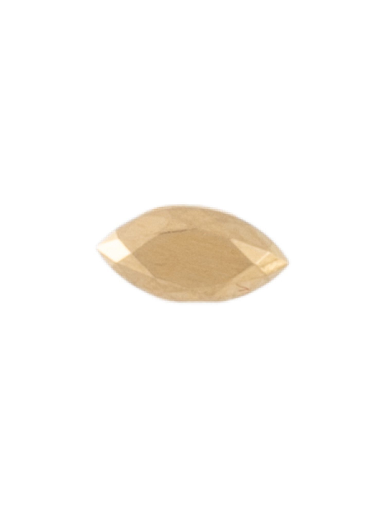 Maria Tash 14K Faceted Marquise Threaded Single Stud Earring