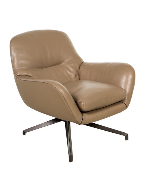 Minotti Jensen Leather Armchair Furniture MTT20079 The RealReal