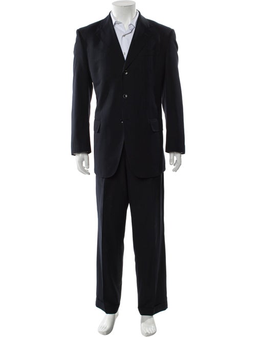 Minotti Wool Striped Two-Piece Suit