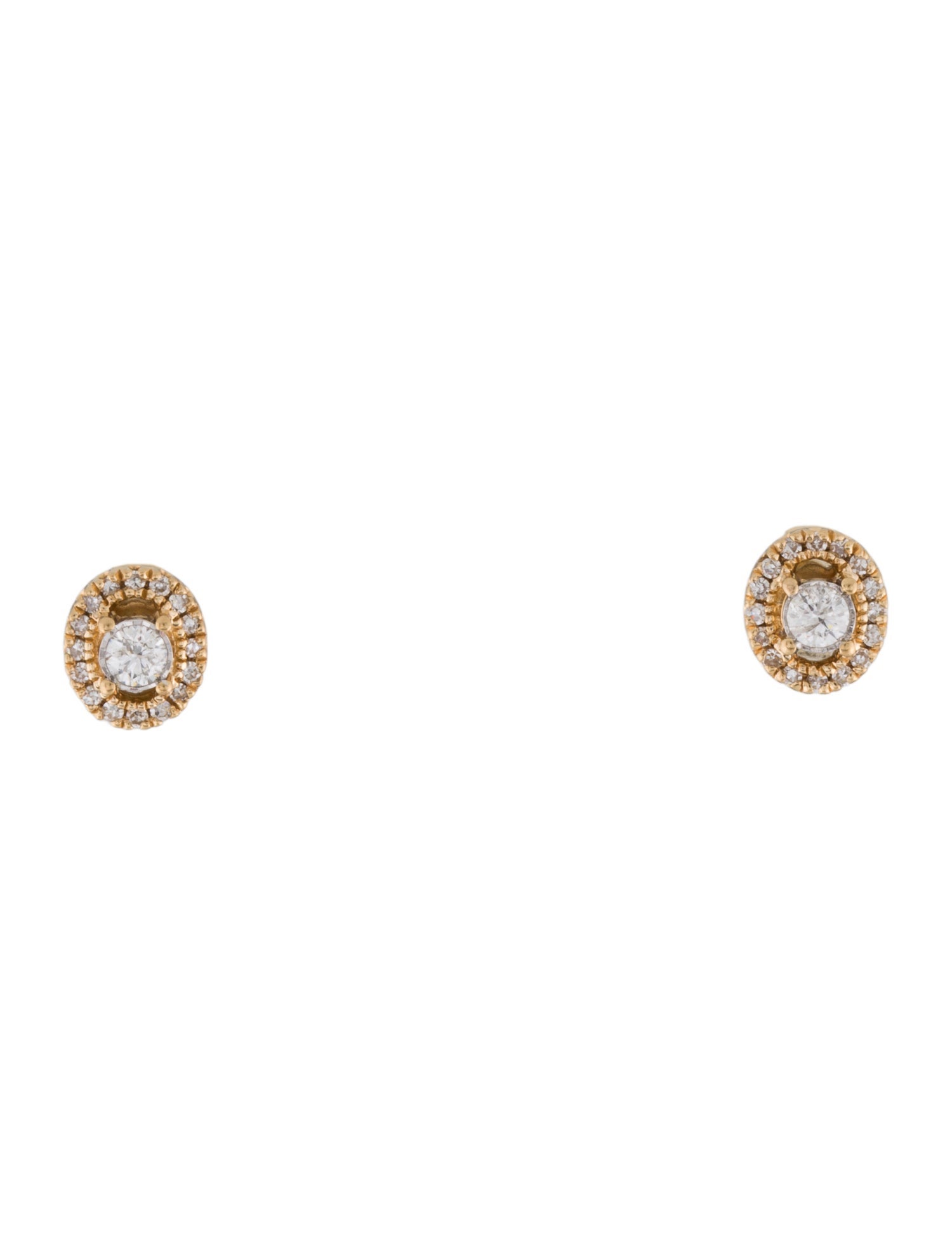 Mauboussin 18K Diamond Vie, Liberté & Amour Stud Earrings
