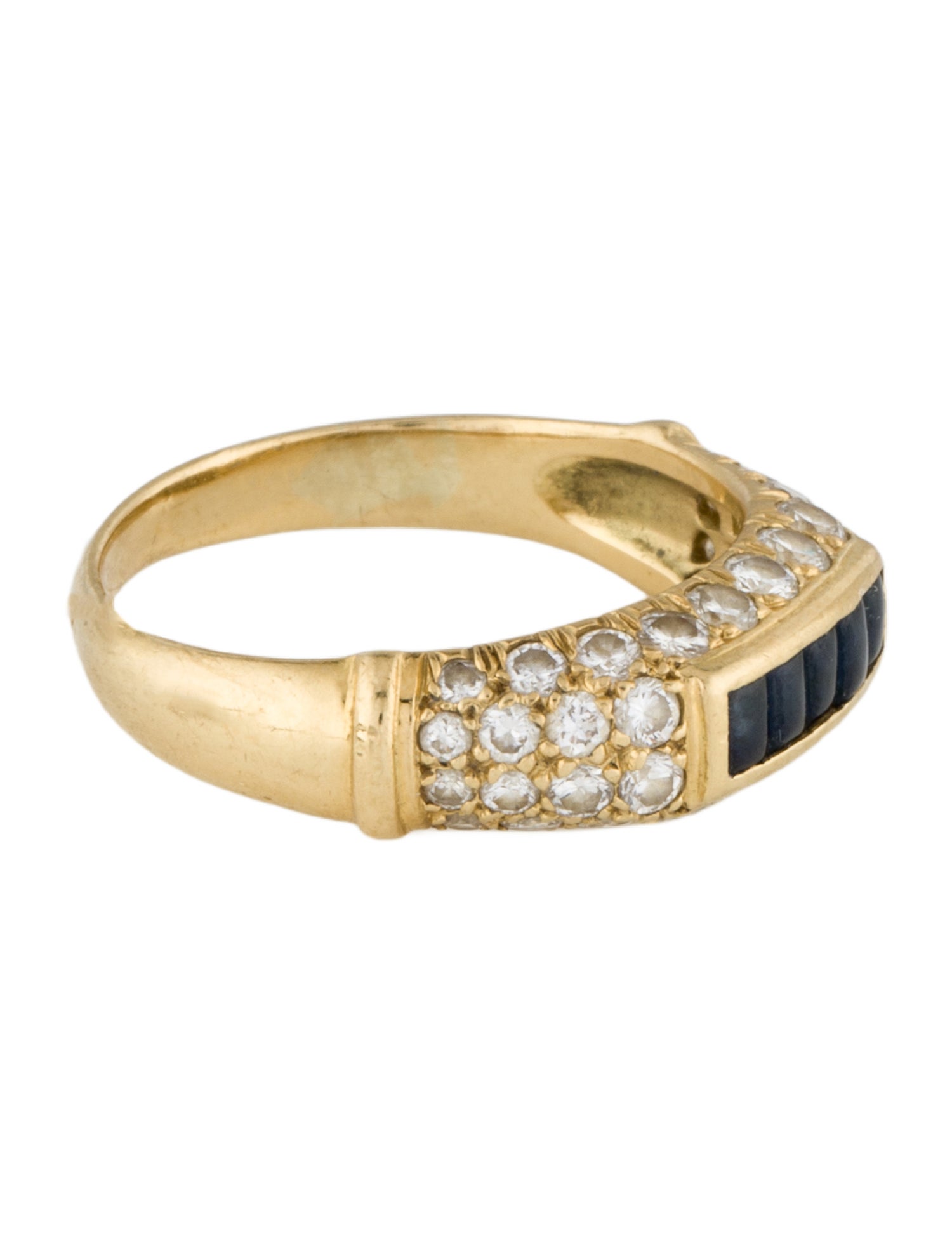 Mauboussin 18K Sapphire & Diamond Cocktail Ring