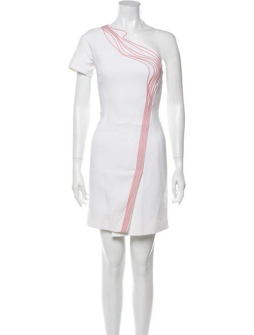 Mugler One-Shoulder Mini Dress
