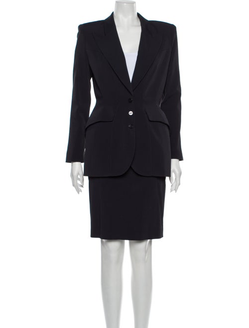Mugler Vintage 1990's Skirt Suit Grey