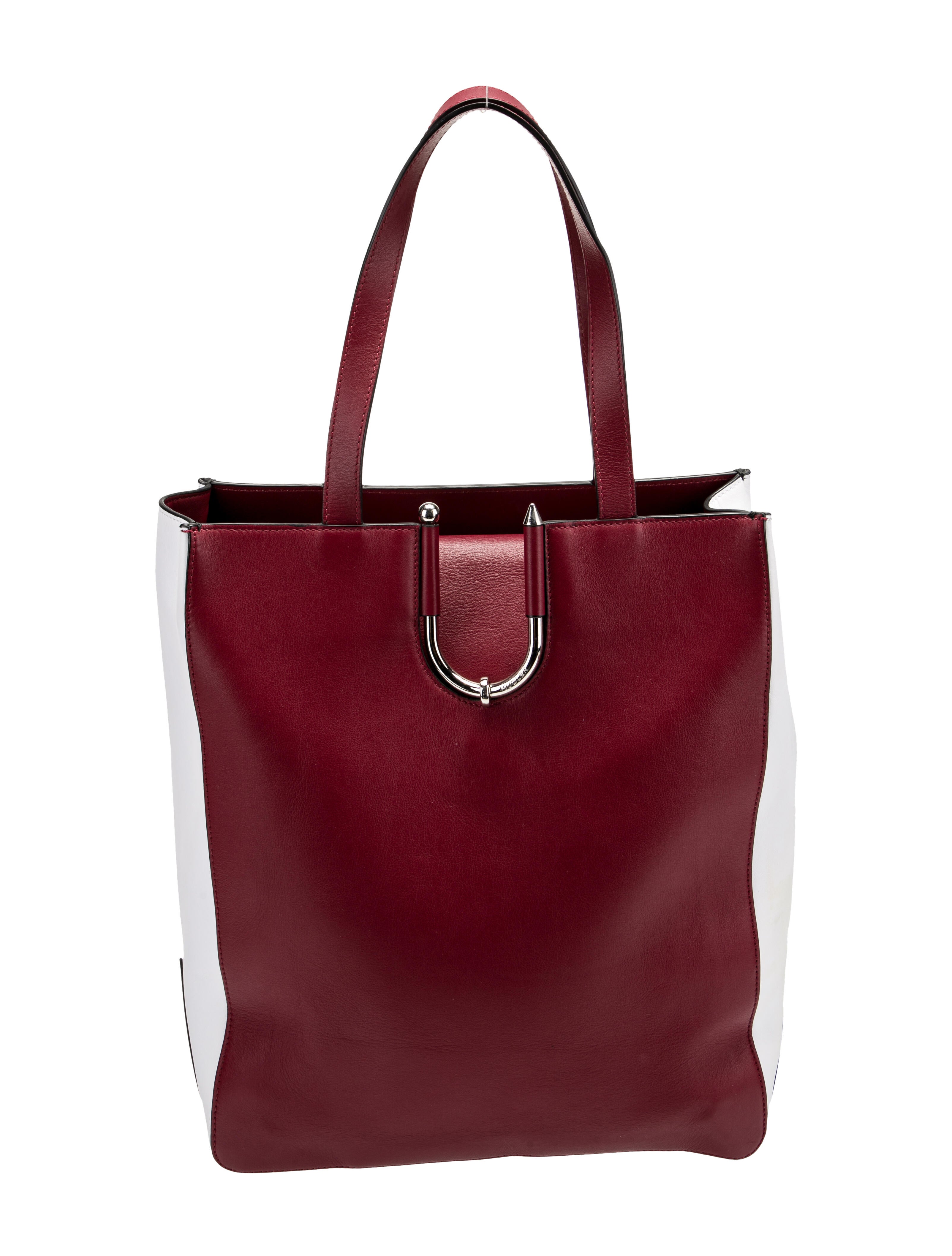 Mugler Leather Tote Bag Red Totes, Handbags MUG25498 The RealReal