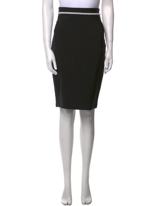 Mugler Beaded Accents Knee-Length Skirt