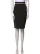 Mugler Beaded Accents Knee-Length Skirt