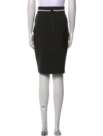 Mugler Beaded Accents Knee-Length Skirt