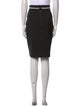 Mugler Beaded Accents Knee-Length Skirt